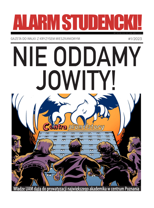 Okładka Alarm Studencki 1: Nie oddamy Jowity!